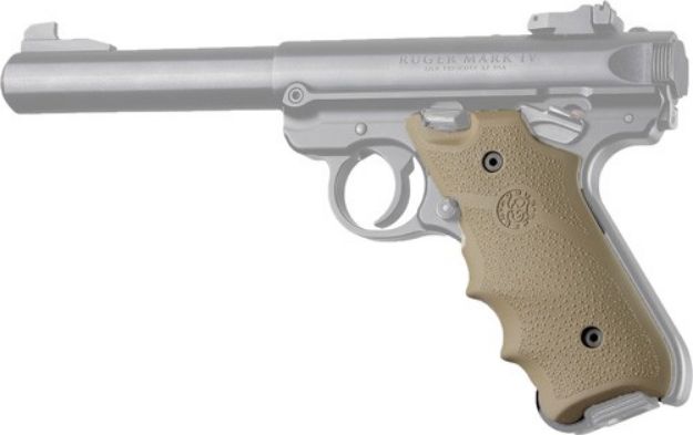 Picture of Hogue Grips Ruger Mkiv Rubber Grip W/ Finger Grooves Fde