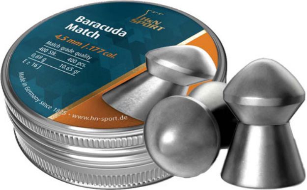 Picture of H&N Baracuda Match 177 10.65 Grain 400 Pack 4.5Mm Size !