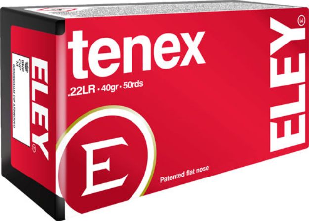 Picture of Eley Tenex 22Lr 40Gr Eps 50Rd 100Bx/Cs