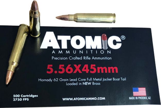 Picture of Atomic 5.56X45 62Gr Fmj 500Rd Bulk
