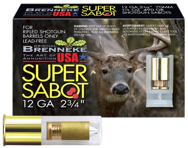 Picture of Brenneke Usa Super Sabot 12Ga 2.75" 1-1/8Oz Slug 5Rd 50Bx/Cs