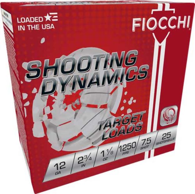 Picture of Fiocchi 12Ga 2.75" 1-1/8Oz #7.5 1250Fps 250Rd Case Lot