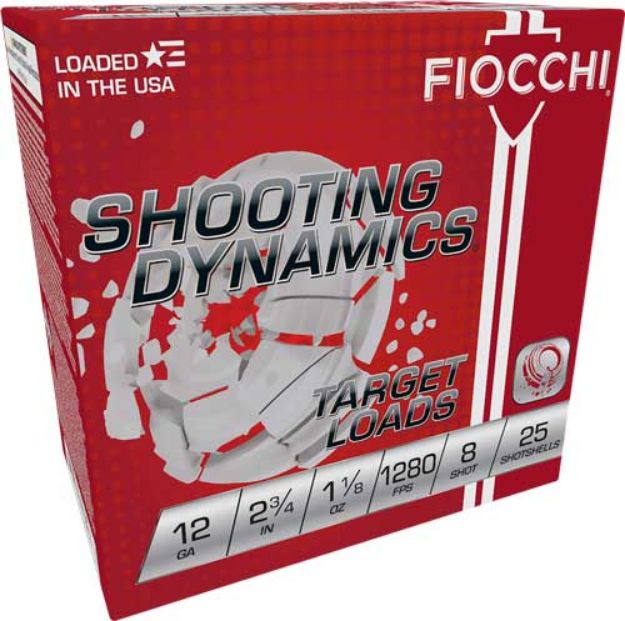 Picture of Fiocchi 12Ga 2.75" 1-1/8Oz #8 1280Fps 250Rd Case Lot