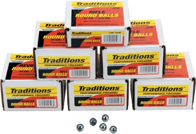Picture of Traditions Bullets Revolver Roundball 36Cal .3756 100Pk