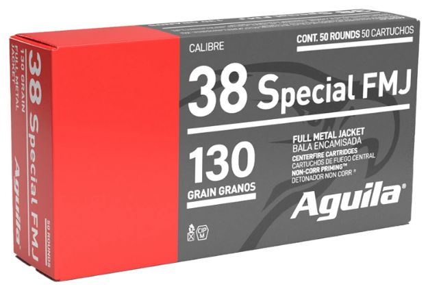 Picture of Aguila 38 Special 130Gr Fmj-Rn 50Rd 20Bx/Cs