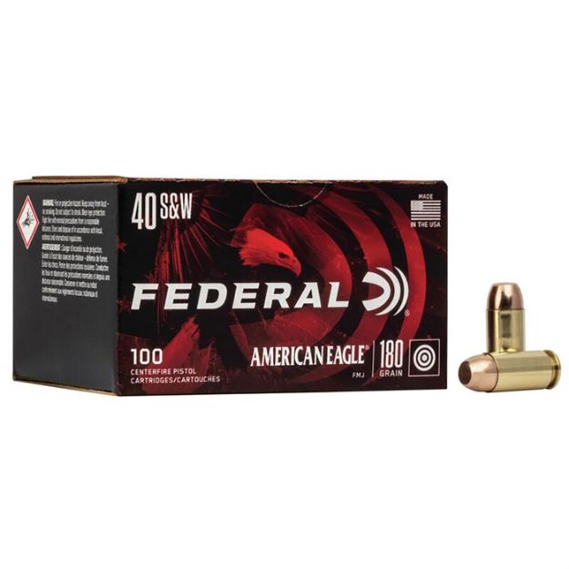 Picture of FED AM EAGLE 40S&W 180GR FMJ 100/500