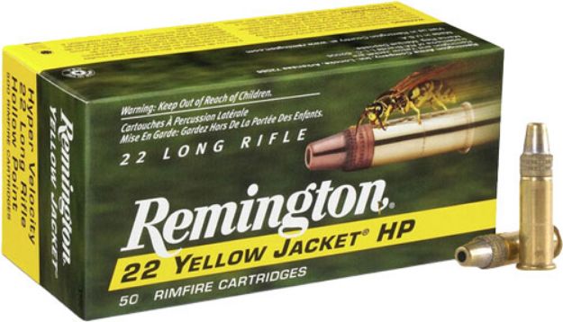 Picture of Remington Yellow Jacket 22Lr 33Gr Tc Lead-Hp 50Rd 100Bx/Cs