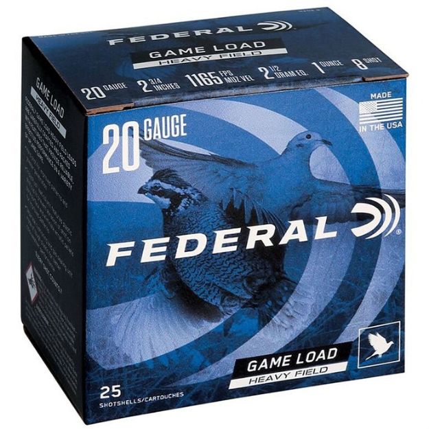 Picture of FED GMSHK 20GA 2 3/4" #8 25/250