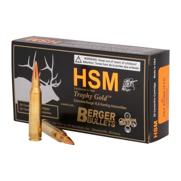 Picture of Hsm Trophy Gold 257 Roberts 115Gr Berger Vld 20Rd 25Bx/Cs