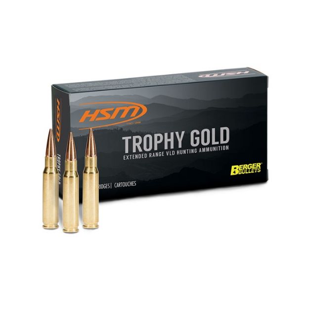 Picture of Hsm Trophy Gold 28 Nosler 168Gr Berger Vld 20Rd 20Bx/Cs