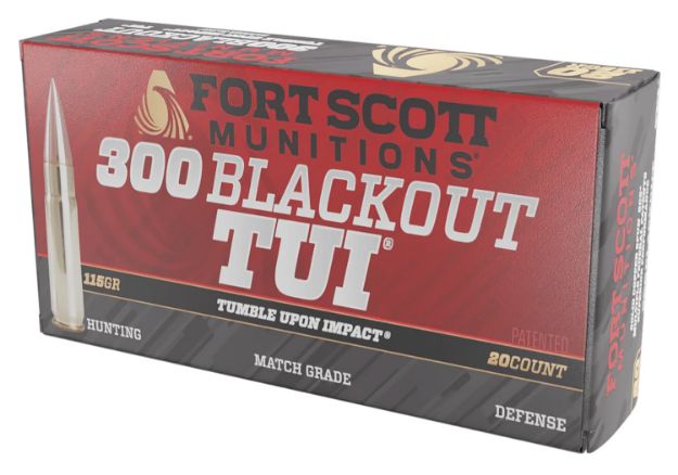 Picture of Fort Scott 300 Aac 115Gr Tui Solid Copper 20Rd 25Bx/C