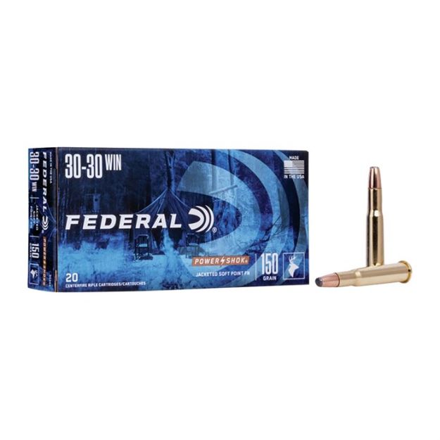Picture of Federal Power-Shok 30-30 Win 150Gr Jsp-Fn 20Rd 10Bx/Cs