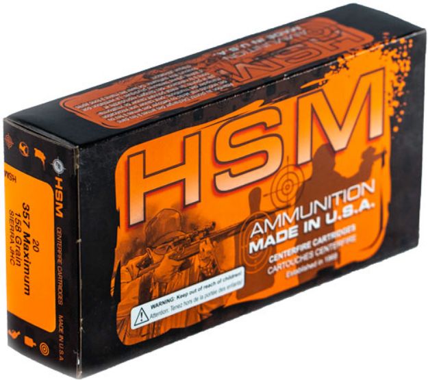 Picture of Hsm 357 Maximum 158Gr Jhp 20Rd 25Bx/Cs