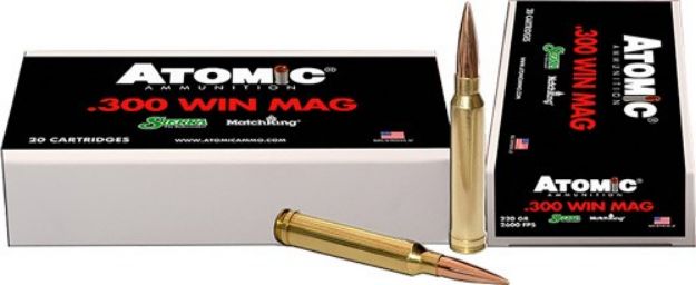 Picture of Atomic 300 Win Mag 220Gr Match King Hpbt 20Rd 10Bx/Cs