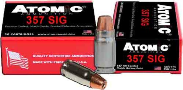 Picture of Atomic 357 Sig 147Gr Jhp 20Rd 10Bx/Cs