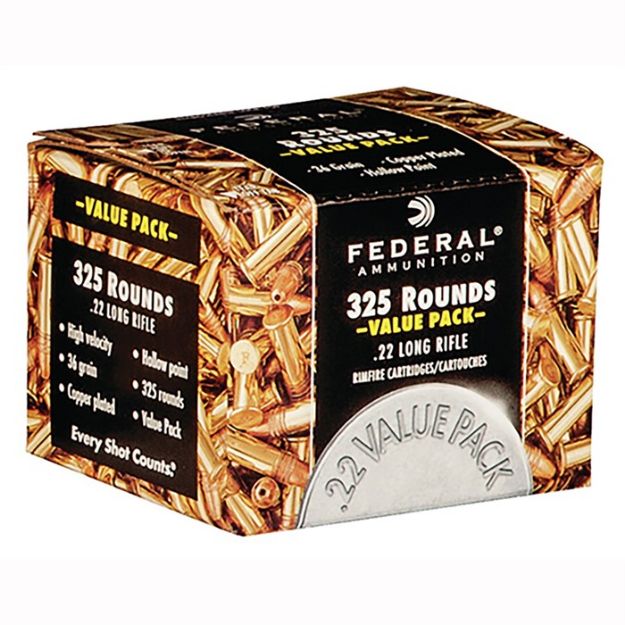 Picture of Federal 22Lr 36Gr Hp 1260Fps 325Rd 10Bx/Cs