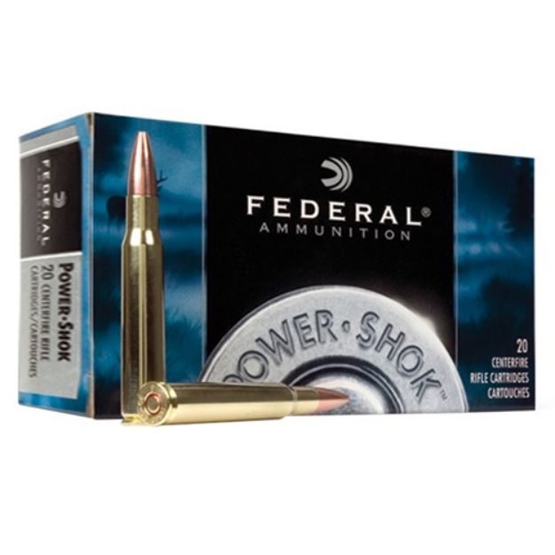 Picture of Federal Power-Shok 7Mm-08 Rem 150Gr Sp 20Rd 10Bx/Cs