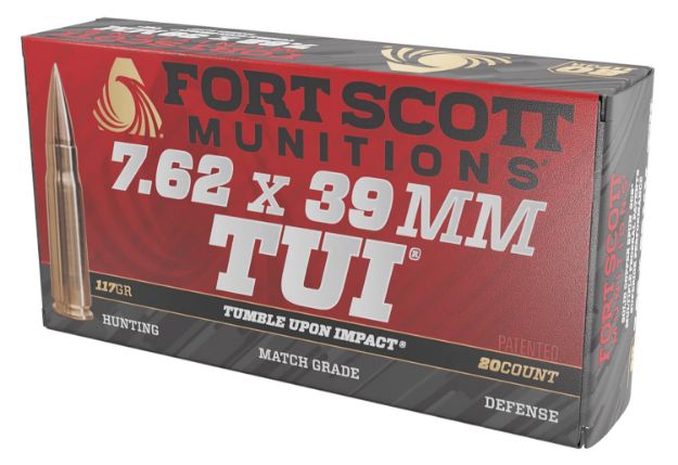 Picture of Fort Scott 7.62X39 117Gr Tui Solid Copper 20Rd 10Bx/Cs