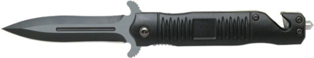 Picture of Abkt Black Stiletto Assisted Opener 3.5" Blade W/Breaker