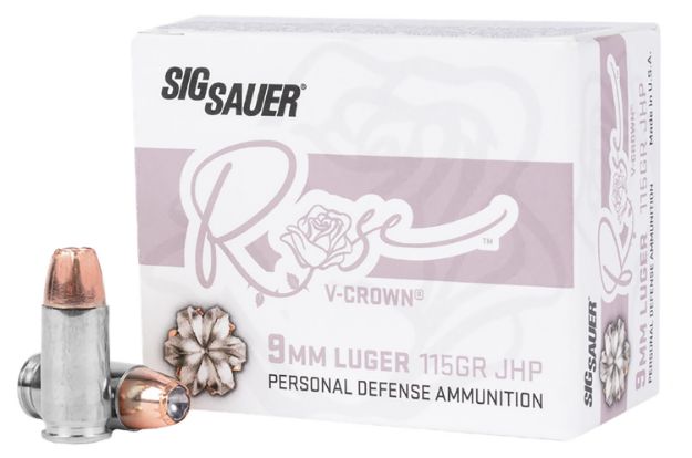 Picture of Sig Ammo 9Mm 115Gr Elite V-Crown Jhp 20Rd 10Bx/Cs