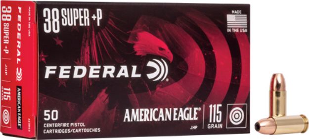Picture of Federal Ae 38 Super +P 115Gr Jhp 50Rd 20Bx/Cs