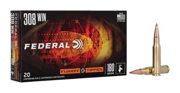 Picture of Federal Fusion 308 Win 180Gr Tipped Fusion 20Rd 10Bx/Cs
