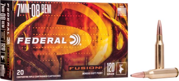 Picture of Federal Fusion 7Mm-08 Rem 120Gr Fusion 20Rd 10Bx/Cs