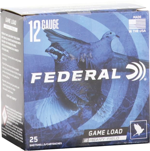 Picture of Federal Game Shok 12Ga 2.75" 1-1/8Oz #4 25Rd 10Bx/Cs