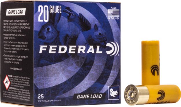 Picture of Federal Game Load 20Ga 2.75" 7/8Oz #6 1210Fps 250Rd Case