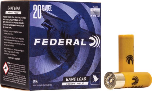 Picture of Federal Game Load 20Ga 2.75" 1Oz #6 250Rd Case Lot