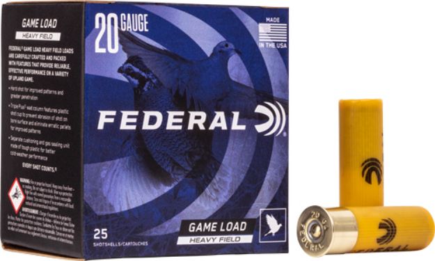 Picture of Federal Game Load 20Ga 2.75" 1Oz #8 250Rd Case Lot