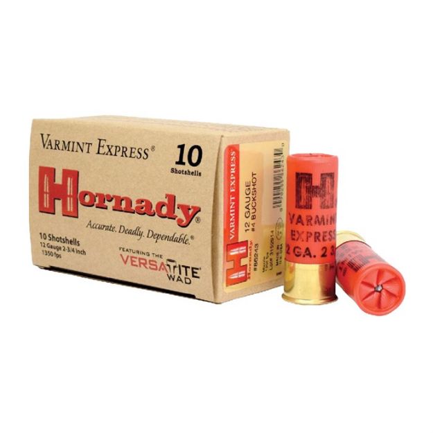 Picture of Hornady 12Ga 2.75" #4 Buck 24 Pellets 10Rd 10Bx/Cs