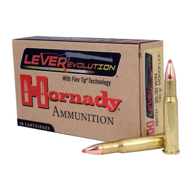 Picture of Hornady Leverevolution 30-30 Win 140Gr Monoflex 20Rd 10Bx/C