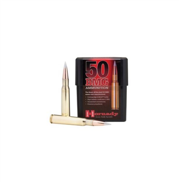 Picture of Hornady 50 Bmg 750Gr A-Max Match 10Rd 10Bx/Cs