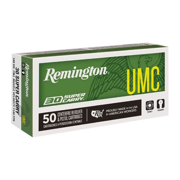 Picture of Remington Umc 30 Super Carry 100Gr Fmj 50Rd 20Bx/Cs