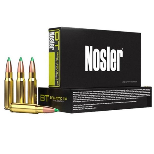 Picture of Nosler Bt 30-30 Win 150Gr Rn Ballistic Tip 20Rd 10Bx/Cs