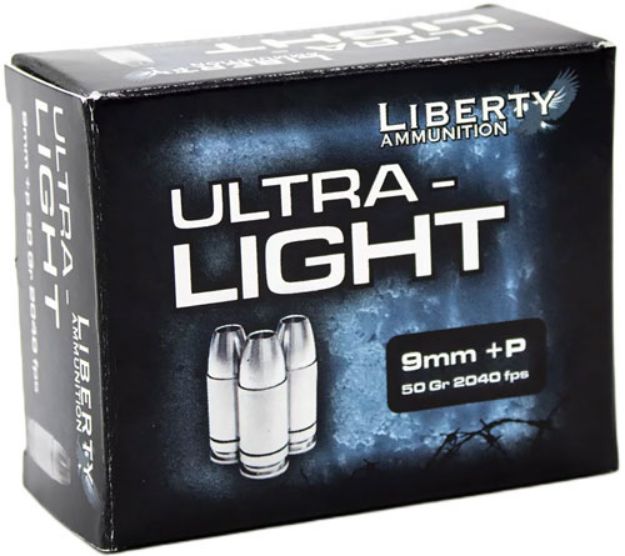 Picture of Liberty Ultra Light 9Mm +P 9Mm Luger 50Gr Hp 20Rd 10Bx/Cs