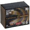 Picture of Federal Premium 357 Mag 158Gr Hydra-Shok Jhp 20Rd 25Bx/Cs