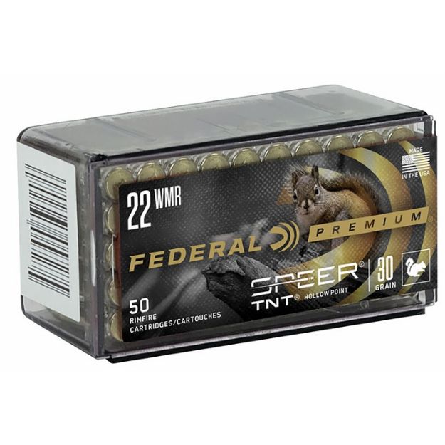 Picture of Federal 22Wmr 30Gr Speer Tnt 2200Fps 50Rd 60Bx/Cs