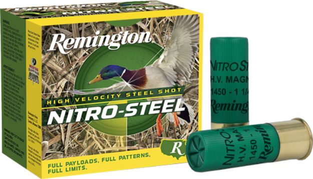Picture of Remington Nitro-Steel 12Ga 3" 1-1/4Oz #4 1450Fps 25Rd 10Bx/C