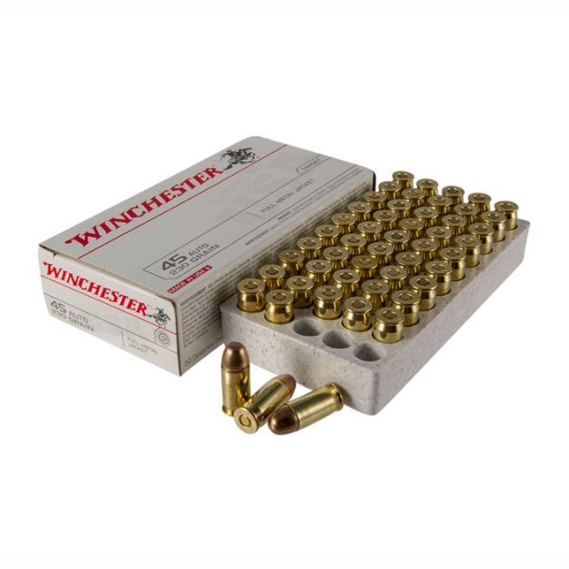 Picture of Winchester Usa 45 Acp 230Gr Fmj-Rn 50Rd 10Bx/Cs