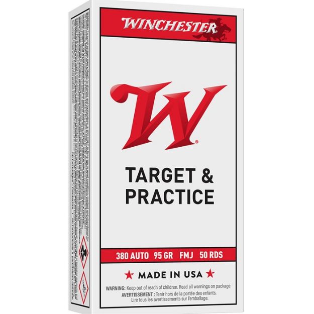 Picture of Winchester Usa 380 Acp 95Gr Fmj 50Rd 10Bx/Cs