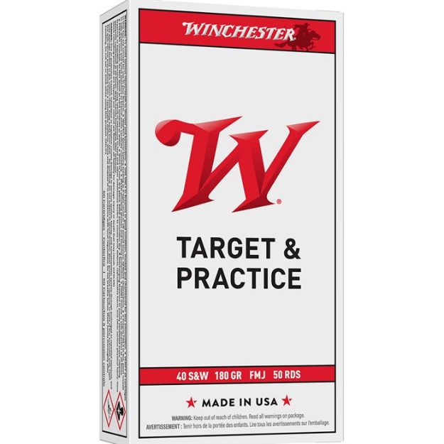 Picture of Winchester Usa 40 Sw 180Gr Fmj Truncated Cone 50Rd 10Bx/Cs