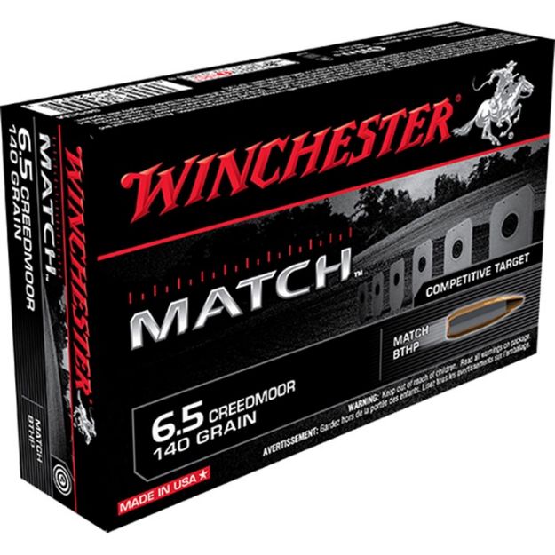 Picture of Winchester Match 6.5 Cm 140Gr Bthp 20Rd 10Bx/Cs