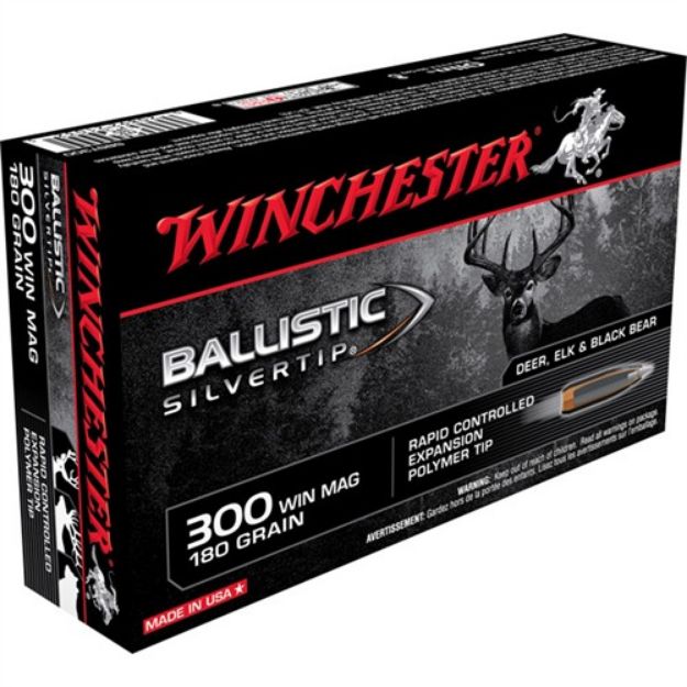 Picture of Winchester Supreme 300 Win Mag 180Gr Silvertip 20Rd 10Bx/Cs