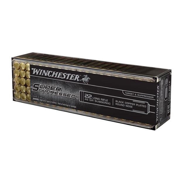 Picture of Winchester Super Suppressed 22Lr 45Gr Lead-Rn 100Rd 20Bx/C