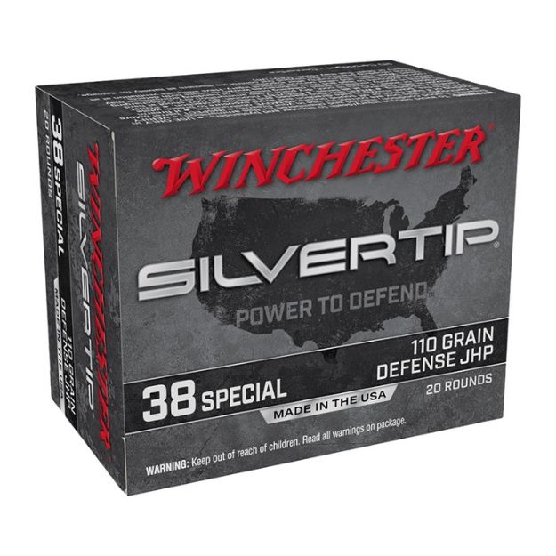 Picture of Winchester Silvertip 38 Special 110Gr Jhp 20Rd 10Bx/Cs