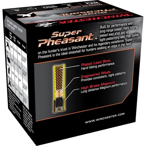 Picture of Winchester Super Pheasant 20Ga 1-1/4Oz #6 1250Fps 25Rd 10Bx/C