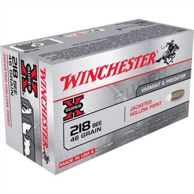 Picture of Winchester Super-X 218 Bee 46Gr Jhp 50Rd 10Bx/Cs
