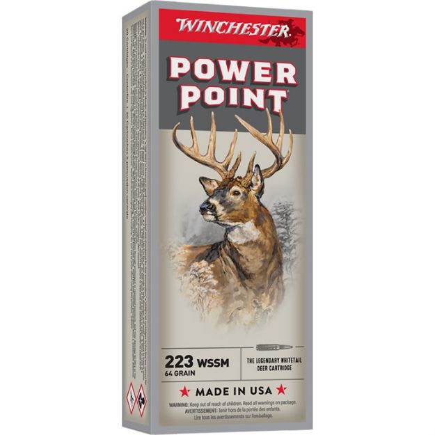 Picture of Winchester Super-X 223 Wssm 64Gr Power Point 20Rd 10Bx/Cs